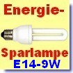 Energiesparlampe 2 R&ouml;hren mit kleiner Fassung E14