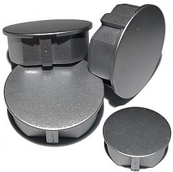4 STECKEL Silber-Edition schicke Steckdosen Abdeckung Staubschutz erspart Putzen im Beutel