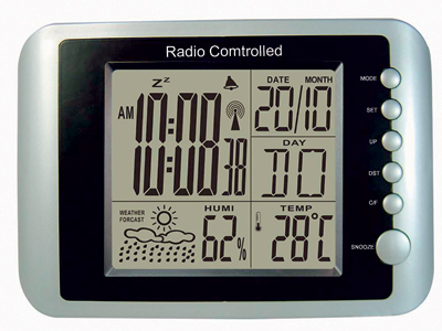 Koch Digitale Wetterstation DCF Funk-Uhr