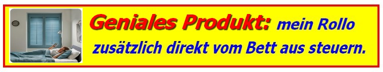 geniales Produkt Jalousieschalter mit Touch und Funk