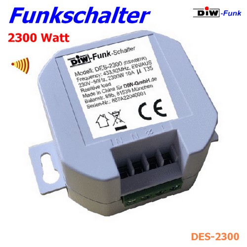 Funk-Schalter DIW-Funk DES-2300