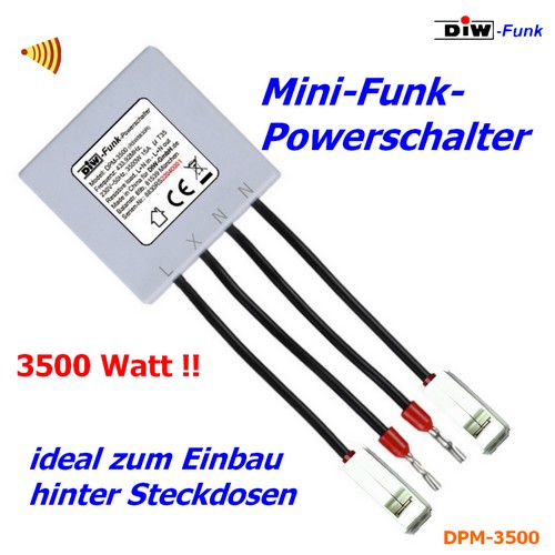 Funk-Power-Schalter DIW-Funk DPM-3500