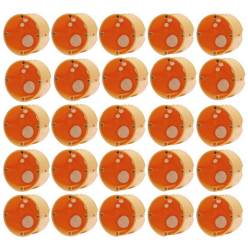 Set mit 25 Stück winddichte Hohlwanddosen Gerätedosen