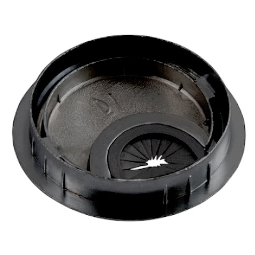 ST-114_Kabeldurchführung Metall schwarz 60-1318114 EAN 4250967336490