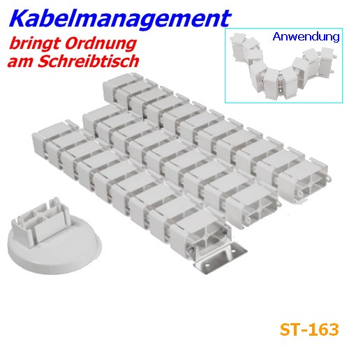 ST-163_KabelFlexschlange weiß 60-1900163 EAN 4250967335929