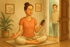 Türöffner Yoga nicht stören in Praxis und Studio