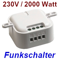 CMR-2000 Funk-Einbauempfänger 2000W EIN/AUS 230 V [klick]