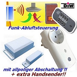 Funk-Abluftsteuerung DFM-ITK23 bis 2300 Watt + HAndsender (c) www.Funk-Abluftsteuerung.de