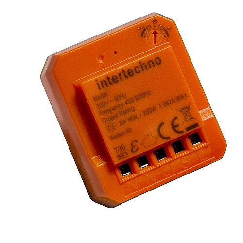 Funk-Dimmer-Modul mit Schalteranschluss Intertechno ITD-251