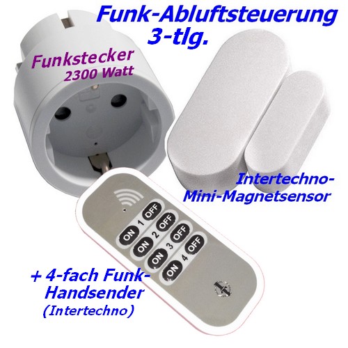 Funk-Abluftsteuerung ITM-IT3-ITS mit Handsender