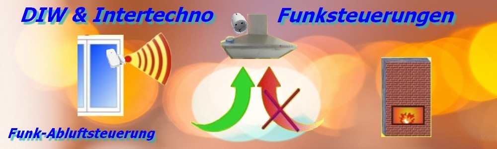 Abluftsteuerung Funksteuerungen DFM2+IT-3 PA810 DIW + Intertechno