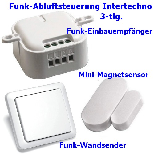 Funk-Abluftsteuerung ITM-200-CMR-2000-YWT-8500 Intertechno 2000 W