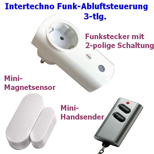 Funk-Abluftsteuerung ITM-200-IT-K2300-ITK-200 Intertechno 2000 W