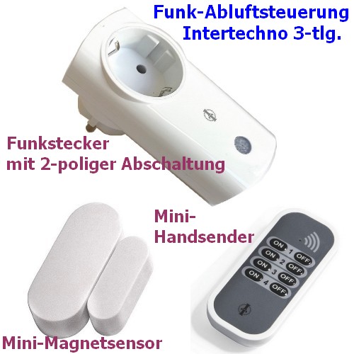 Funk-Abluftsteuerung ITM-200-IT-K2300-ITS Intertechno 2300 W
