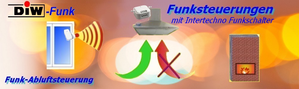 DIW-Funk Abluftsteuerung DFM-2000 + CMR-2000 PA-820 DIW-Funk