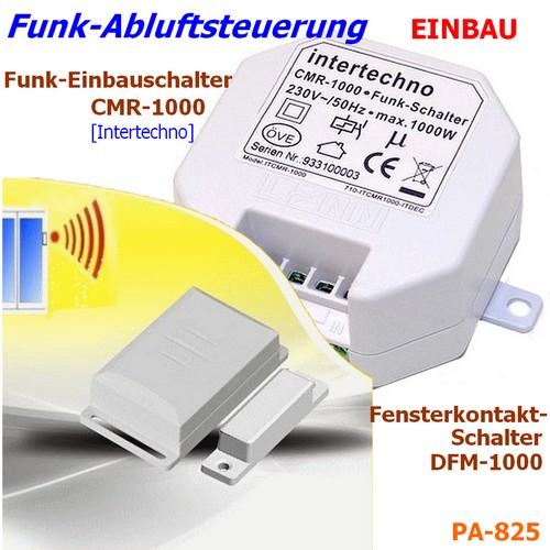 PA-825 DFM-CMR Funk EINBAU Abluftsteuerung