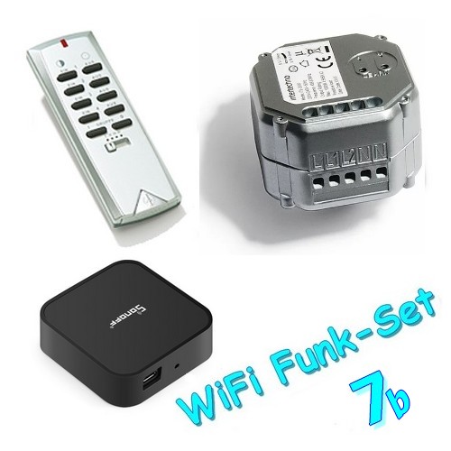 WiFi-Set7b Intertechno-Funkempfänger ITL-2000 mit Funk-Handsender ITS-150 und RF-Bridge